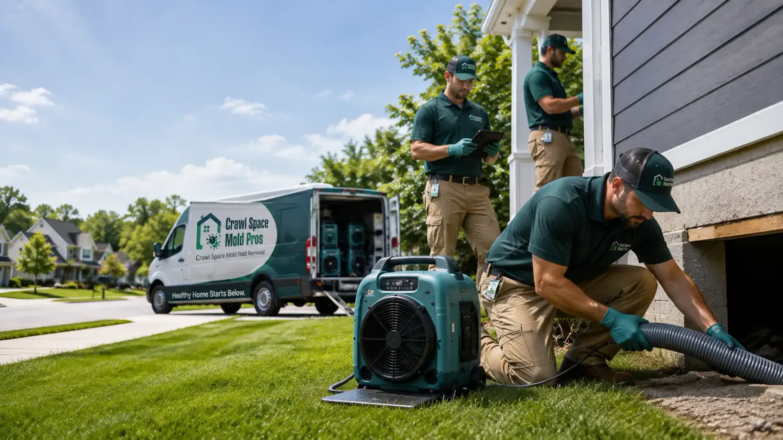 Crawl Space Mold Removal in Greenville, VA
